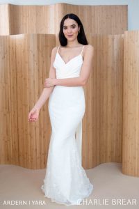 Adern wedding dress Yara overskirt from Charlie Brear at Cicily Bridal